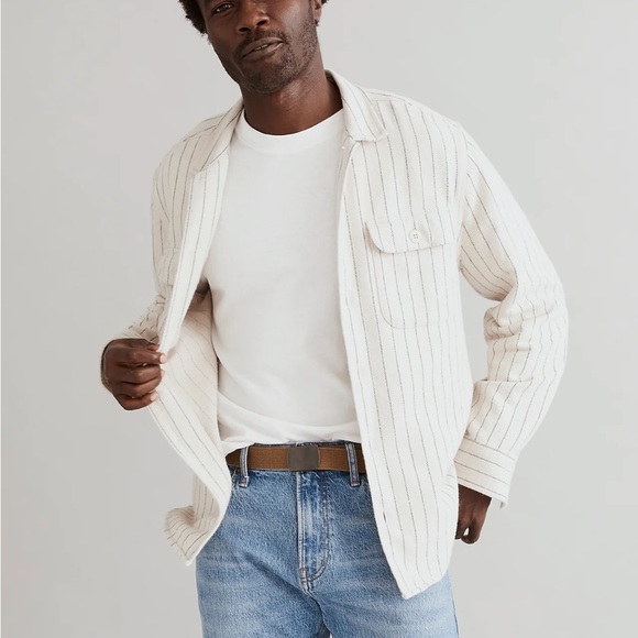 Madewell Other - Madewell Brushed Flannel Easy Shirt Jacket NWT